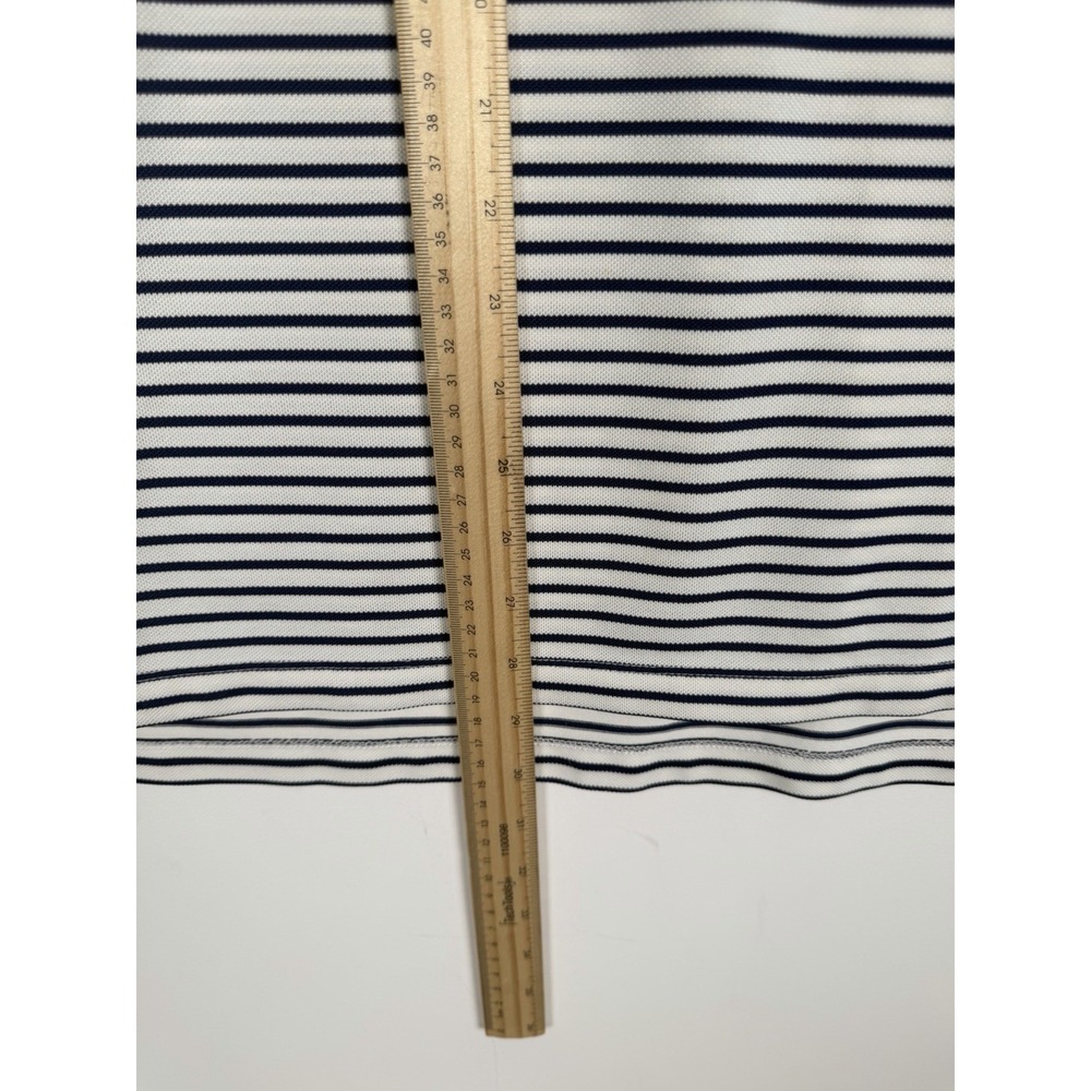 Ralph Lauren Men's Polo‎ Performance, Short Sleeve White/ Navy Stripes SizeXL - Picture 5 of 6